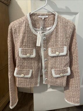 Olivaceous Tweed Blazer Jacket NWT